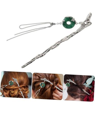 Hairpin Womens Hair Clips Hair Clips for Women Hair Accessories Chinese Hair Stick Metal Hair Stick Chinese Hair Bun Hair Chopsticks for Hair Fork Women's Twine Acrylic - Buy Online on GoSupps.com