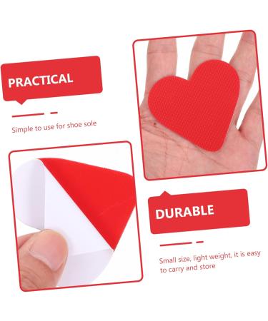 TENDYCOCO 9 Pairs Anti-Slip Shoe Sole Pads | Non-Slip Stickers for High Heels | Mute Sole Pads | Durable 6x6 cm Red Sole Patches - Buy Online on GoSupps.com