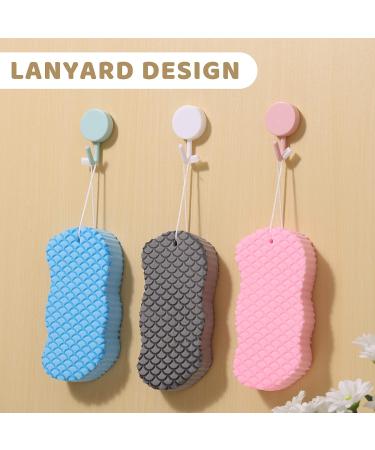 Decwxon Ultra Soft Exfoliating Bath Sponge for Adults, Children, and Pregnant Women - Dead Skin Remover and Painless Scrub (White) - Buy Online on GoSupps.com