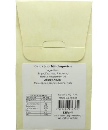 Farrah's of Harrogate Mint Imperials Candy Boxes 125g - Pack of 1 - Buy Online on GoSupps.com