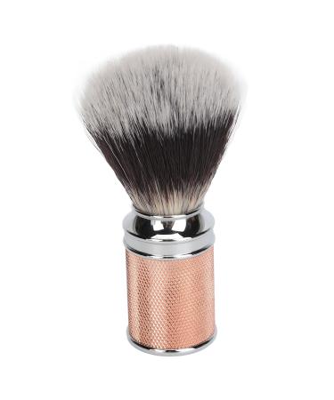 Men shaving brushes nylon hair salon shaving brush for Father's Day friend gifts aluminum alloy handle synthetic razor tool for men rich foam styling brush rose gold