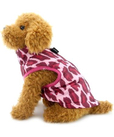Waterproof Dog Jacket & Coat for Small Pets - Smalllee Lucky Store | Winter Wear for Chihuahua & Shih Tzu - Magenta - Buy Online on GoSupps.com