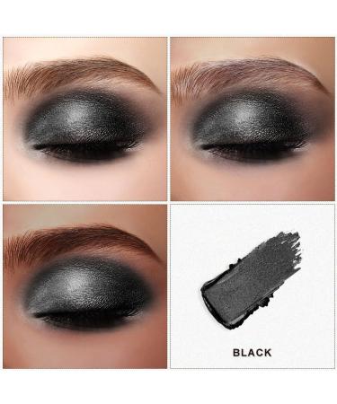  LOPHE LOPHE Long-Lasting Black Eyeshadow - High Pigmentation Water Resistant Metallic Eyeshadow - Shimmering Smudge-Proof Glitter Effect - Vegan - Cruelty-Free - 5g - Buy Online on GoSupps.com