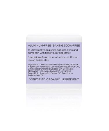 Little Seed Farm All Natural Deodorant Cream Aluminum Free Deodorant for Women or Men 2.4 Ounce - Lavender - Buy Online on GoSupps.com