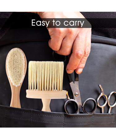 Friseurbrush Set - 2pcs Hairdressing Brushes for Barber & Hairdresser | Soft Neck Cleaning Brush - Buy Online on GoSupps.com