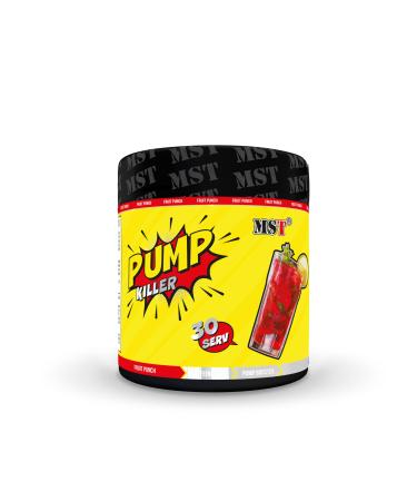MST Pump Killer pre workout | Fruit Punch | 30 servings | pump booster without caffeine fruit punch