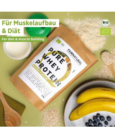 Organic Whey Protein Powder - Neutral Flavor No Additives 600g - Sugar-Free Soy-Free Ideal for Protein Shakes & Low-Carb Baking - Buy Online on GoSupps.com