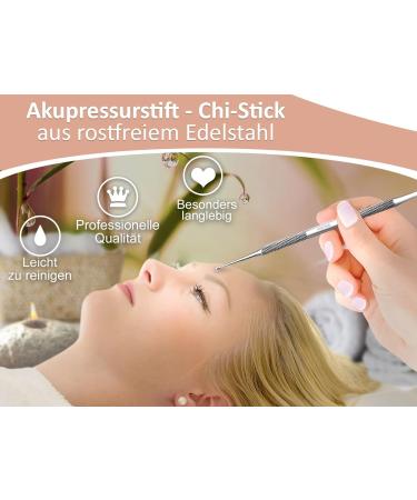 Buy InstrumenteNrw Acupressure Pen - Stainless Steel Meridian & Massage Pen for Acupuncture Relief - Buy Online on GoSupps.com