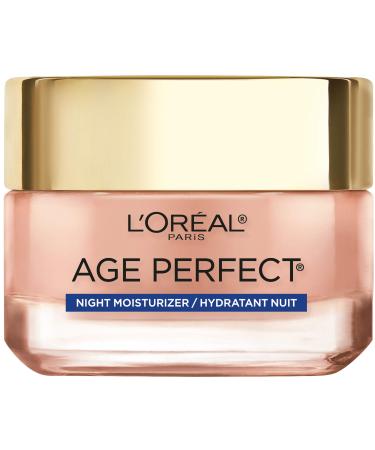 L'Oreal Paris Skincare Age Perfect Rosy Tone Cooling Night Moisturizer, Face Moisturizer to Reactivate Rosy Radiance and Firm skin, more supple skin overnight, 1.7 oz Night Moisturizer 1.7 Fl Oz (Pack of 1) - Buy Online on GoSupps.com