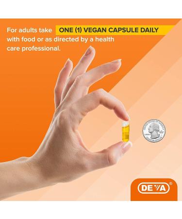 Deva Vegan Vitamins Flaxseed Oil 90 Count - Buy Online on GoSupps.com