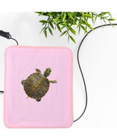 FRCOLOR Heat Mat Reptile Pet Heating Pad Small Puppy Heat Pad USB Electric Pet Heated Bed Mat for Cats Turtle Lizard Reptile Thermal Sleeping Pad Adjustable 11.8 X 9.8 in 30X25X0.1CM Pink - Buy Online on GoSupps.com