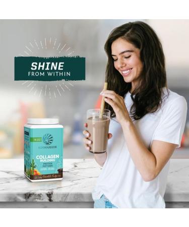 Chocolate & Vanilla Vegan Collagen Protein Powder Set | Bundle & Save | Plant Based Collagen Booster | Non-GMO No Added Sugar Soy or Dairy (40 Servings Chocolate 40 Servings Vanilla) - Buy Online on GoSupps.com