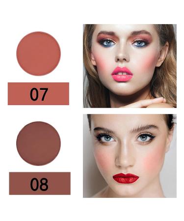 Wismee 8 Colors Matte Blush Palette - Professional Mineral Cheek Makeup Compact - Buy Online on GoSupps.com
