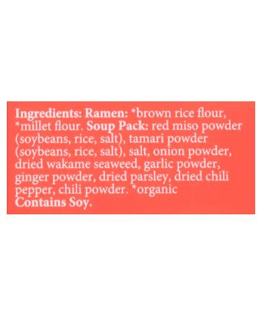 Lotus Foods Organic Ramen Miso Soup Mix - Millet & Brown Rice - 2.8 oz - Buy Online on GoSupps.com