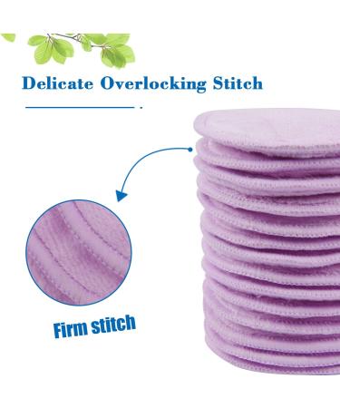 Kinhwa Smart Pads - 14 Reusable Microfiber Cotton Makeup Towels | Washable & Sustainable Facial Cleaning Pads - Perfect for Cleansing - 1 Pack (Purple) - Buy Online on GoSupps.com