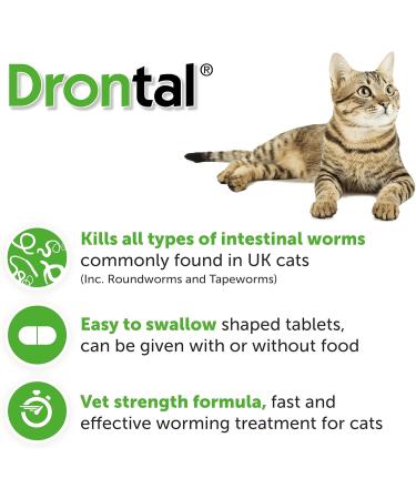 Drontal Cat XL Wormer single tablet - Buy Online on GoSupps.com