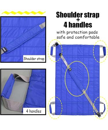 Positioning Bed Pad Patient Repositioning Slide Draw Sheet with Handles Disability Aids for Hospital Bedridden Lift Moving Patient Elderly Seniors Transfer Sling Home Nursing - Buy Online on GoSupps.com