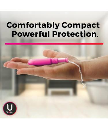 U by Kotex Click Multipack Tampons - Regular Super & Super Plus Absorbency Unscented 180 Count (6 Packs of 30) - International Shipping Available - Buy Online on GoSupps.com