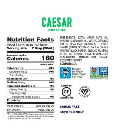 Fody Foods Vegan Salad Dressing Pack | Low FODMAP Certified | Gut Friendly | IBS Friendly Kitchen Staple | Gluten Free Lactose Free Non GMO | 4 Bottles 8oz - Buy Online on GoSupps.com