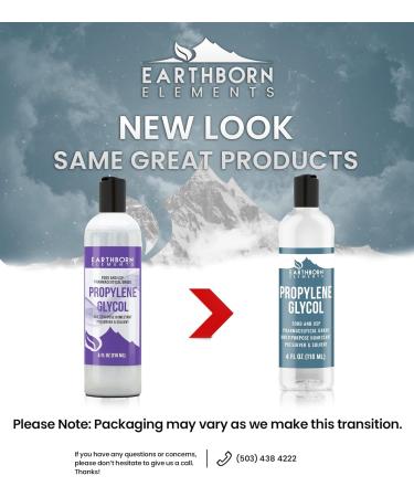 Earthborn Elements Propylene Glycol 4 fl oz Pure & Undiluted No Additives 4 Fl Oz (Pack of 1) - Buy Online on GoSupps.com