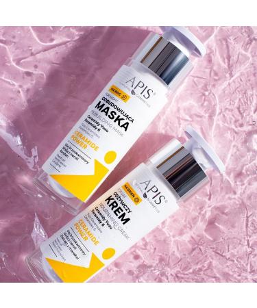 Apis Natural Cosmetics Apis Ceramide Power Building facial mask for the night 50 ml with ceramides hyaluronic acid and squalane regenerating smoothing prevents dehydration - Buy Online on GoSupps.com