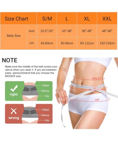 Postpartum Belly Band Wrap - Abdominal Binder for C-Section Recovery & Post Surgery Support | Medium Size Black - Buy Online on GoSupps.com