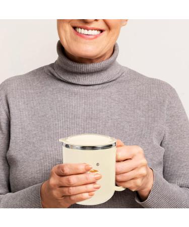 Healifty Adult Stainless Steel Drinking Cup with Lid & Straw - Ideal for Disabled & Elderly | Durable & Easy to Use for Water & Soup - Buy Online on GoSupps.com