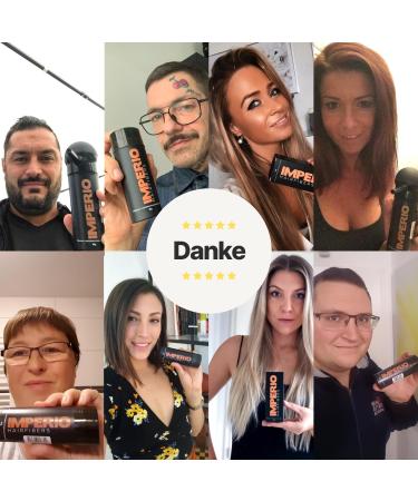 Imperio Scatter Hair - 100% Natural Hair Compression & Instant Volume | Premium Quality Dark Brown (26g) | Authentic Purple Look - Fast International Shipping - Buy Online on GoSupps.com