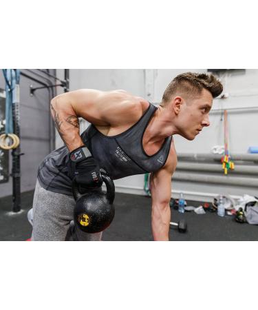 Skott Evo 2 Weightlifting Gloves with Integrated Wrist Wrap Support - XX-Large Black/Gray - Buy Online on GoSupps.com