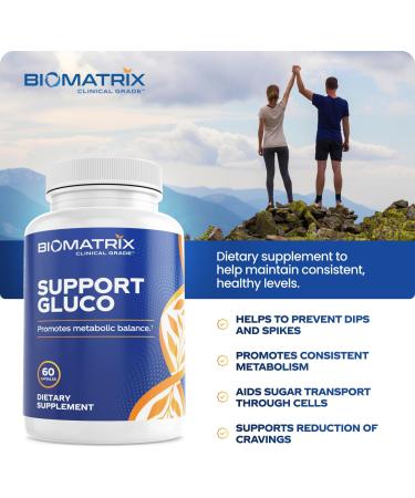 BioMatrix Metabolism Supplement for Men and Women Cinnamon Gymnema Lipoic Acid Vanadyl Sulfate Chromium Picolinate Bitter Melon (60 Capsules) - Buy Online on GoSupps.com