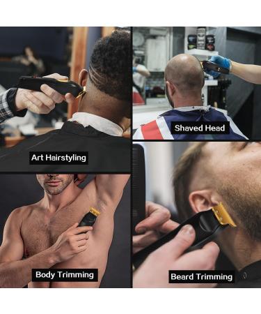 CIICII Mens Hair Clippers and Trimmers Set Professional Cordless Barber Clippers for Hair Cutting Kit (Rechargeable USB Adjustable Beard & Hair Trimmer Haircut Kit) Clippers for Men DIY Home Salon - Buy Online on GoSupps.com