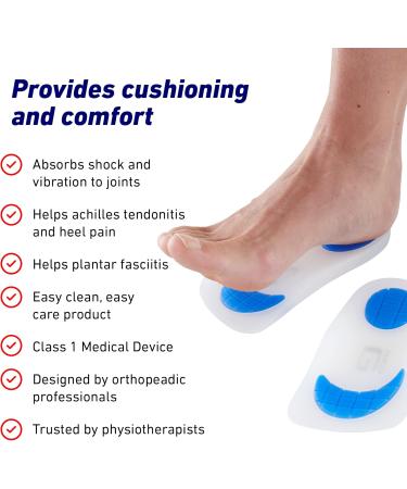 Neo G NeoThotics Length Insoles for Achilles Tendonitis Shin Splints & Heel Pain - Shock Absorption Flat Feet Support - Class 1 Medical Device - Small - Buy Online on GoSupps.com