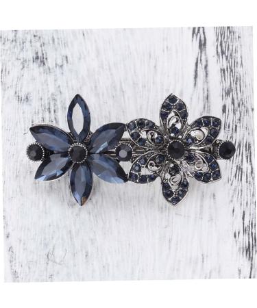 minkissy Rhinestone Headpiece Rhinestone Barrettes Rhinestone Hair Clip Crystal Headpiece Hair Barrette Crystal Hair Clips Elegant Hair Clips Aquamarine Grace - Buy Online on GoSupps.com