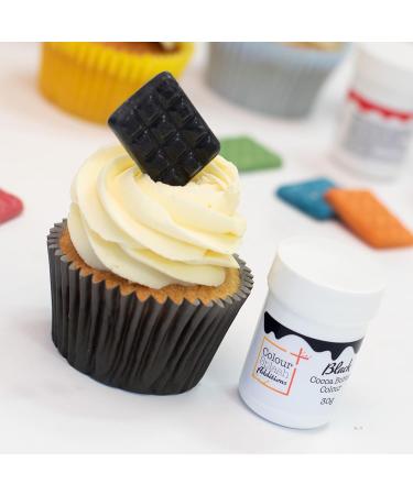 Colour Splash Additions Chocolate Colour | Black Cocoa Butter For Cake Decorations Truffles Chocolates | Chocolate Paint - 30g - Buy Online on GoSupps.com