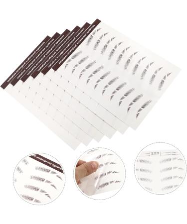 Healeved 30 Pcs Eyebrow Stickers Artificial Eyebrow Instant Transfer Eyebrows Makeup Brow Sticker Soy Ink - Buy Online on GoSupps.com