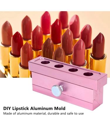 Lip Balm Making Kit Cosmetic Lip Balm Maker with Multipurpose Aluminum 4 Holes Rose Gold for DIY Makeup - Buy Online on GoSupps.com