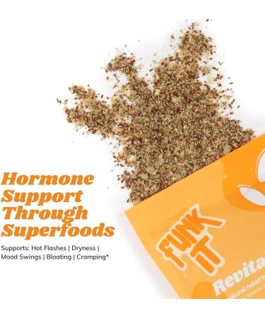 Funk It Wellness Revitalize Seed Blend | Natural Perimenopause Relief | Support for Irregular Cycles & Symptoms | 100% Plant-Based - Buy Online on GoSupps.com