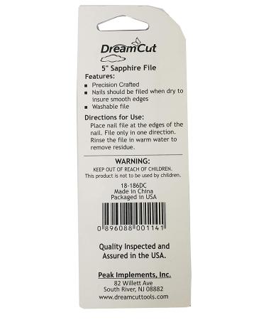 Double Sided Sapphire Nail File for Professional Manicure & Pedicure by DreamCut - Buy Online on GoSupps.com