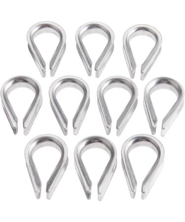 Mtsooning 10PCS Wire Thimble Rigging  M5 Stainless Steel Rope Thimble for 3/16 Inches Diameter Wire Cable - Buy Online on GoSupps.com