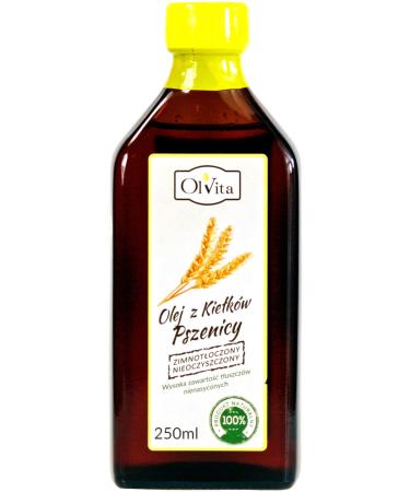 Ol'Vita: Natural Wheat Germ Oil Virgin Cold Pressed Unrefined Moisture for Skin and Hair 250ml