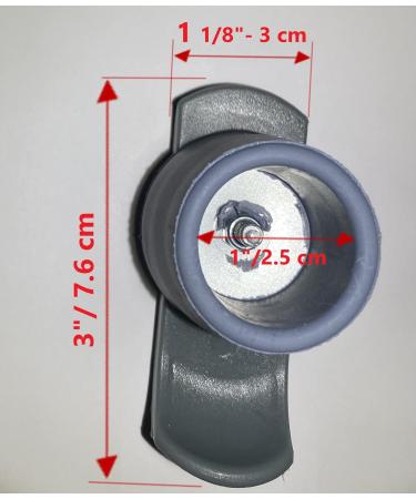 Dr.safe Walker Ski Glides. Replacement walker Tip with ski glides. Heavy duty glide ski for all Walkers that the outside diameter of the leg tube is 1 1/16 inch. - Buy Online on GoSupps.com