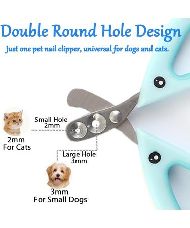 Professional Cat Claw Scissors | Bsitsss Nail Clipper for Cats & Small Dogs | Claw Cutter with Protection & Adjustable Holes - Buy Online on GoSupps.com
