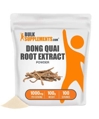 BulkSupplements.com Dong Quai Root Extract - Dong Quai 1000mg Extract - Angelica Root - Dong Quai Supplement - Phytoestrogen Supplements for Women (100 Grams - 3.5 oz) 3.53 Ounce (Pack of 1) - Buy Online on GoSupps.com