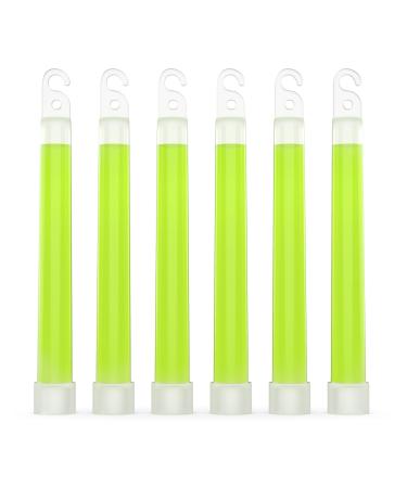 Swiss Safe Premium 6" Glow Sticks - Extra Bright, 12+ Hour Duration, Emergency Ready