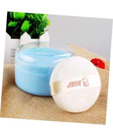 Toyvian 16 Pcs Body Powder Puff Box - Baby Powder Container Set | Travel-Friendly Dispenser Bottle | Blue Plastic Child Makeup Kit | 8x8x6cm - 8 Pcs - Buy Online on GoSupps.com