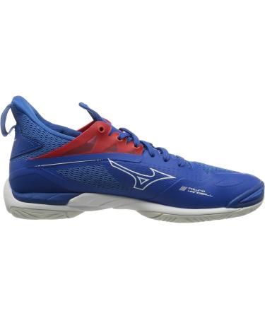 Mizuno Men's Wave Mirage 4 Handball Shoe - 38.5 EU - French Blue & White | International Shipping Available - Buy Online on GoSupps.com