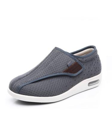 Diabetic Shoes for Women Unisex Diabetic Shoes Shoes for Edema and Swollen Feet Applies to Post Operation Surgery Diabetes Edema Swollen 9 Cinza