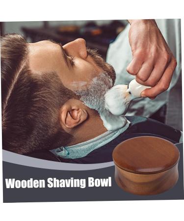 Cucufa Wooden Shaving Bowl for Men - 4.5x2.2 Inch Shaving Soap Holder with Lid | Perfect for Wet Shaves - Buy Online on GoSupps.com