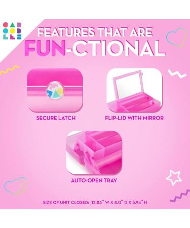 Buy Caboodles On-The-Go Girl Vintage Cases - Pink Sparkle | International Shipping Available - Buy Online on GoSupps.com
