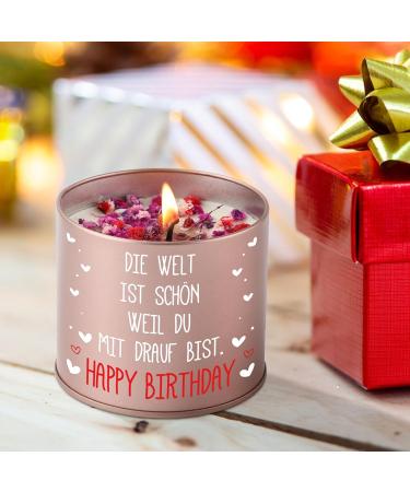 Prstenly Birthday Gift for Women - Unique Metal Candle for Girlfriend Mom Sister & Best Friend - Buy Online on GoSupps.com